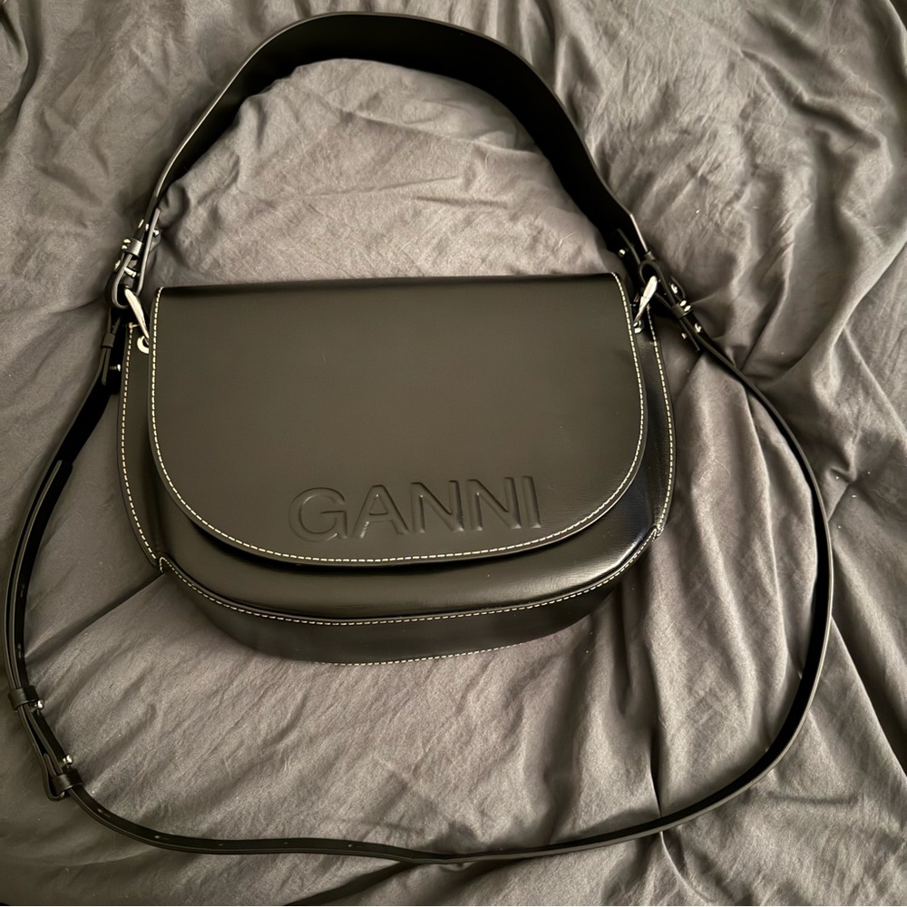 Ganni Banner Saddle Bag